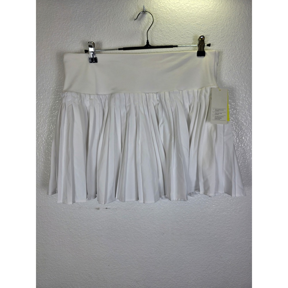 All in Motion White Woven Pleated Fashion Skort High Rise Size XXL